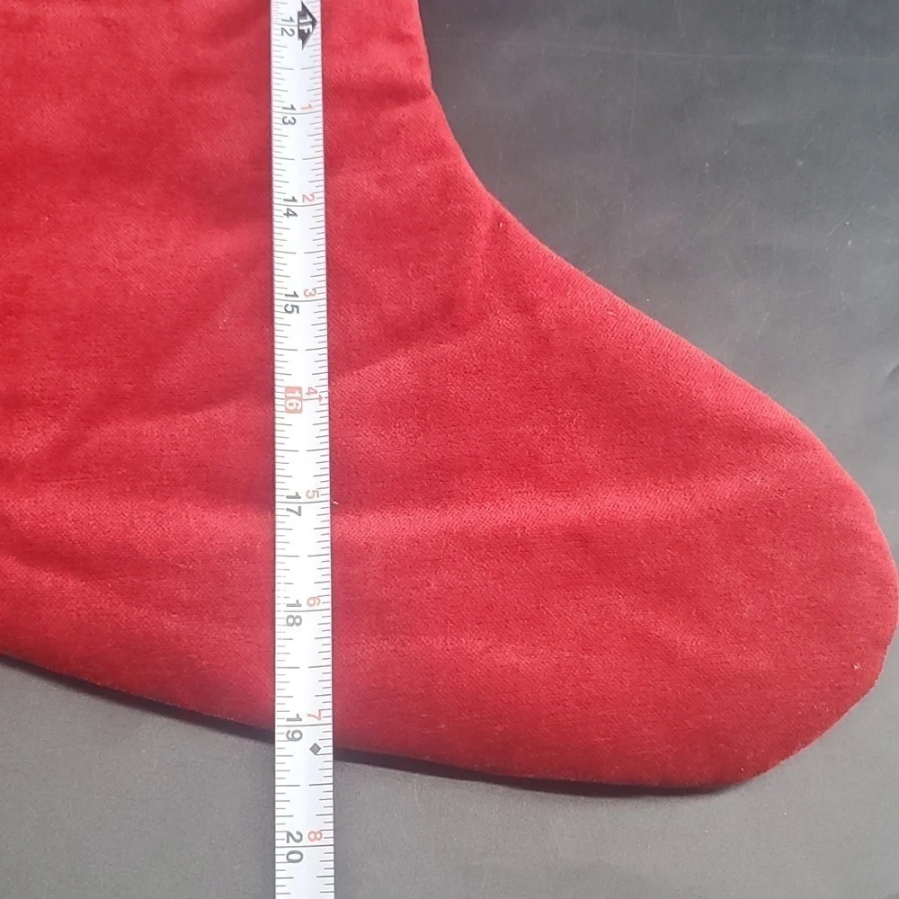 NEW SAMANTHA Pottery Barn Christmas Holiday Gift Stocking